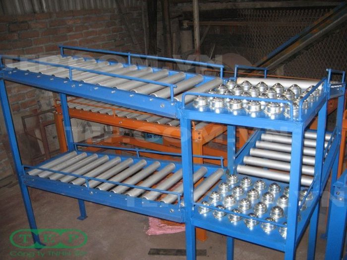 Dàn con lăn bi cầu - Ball transfer tables conveyor