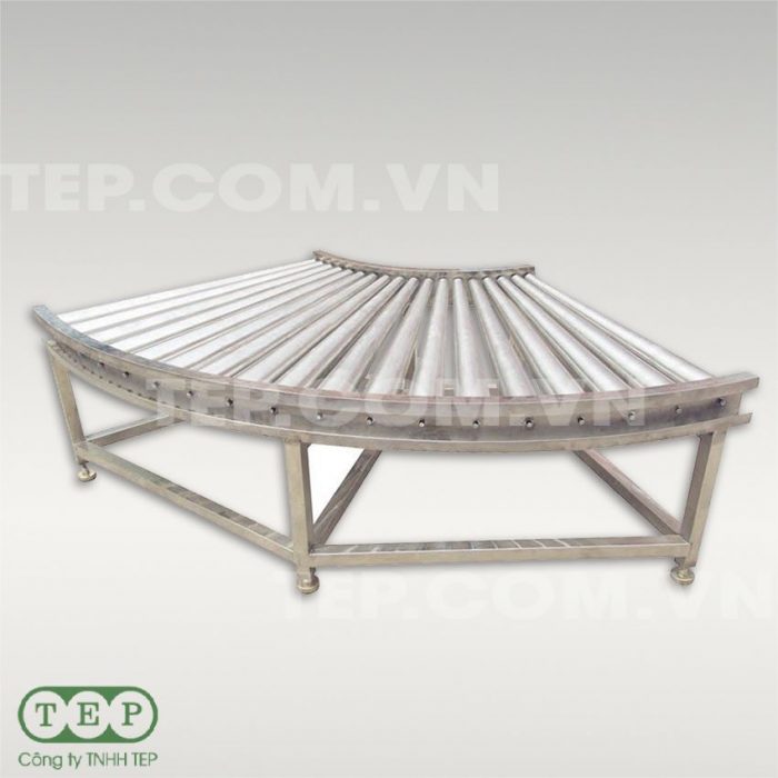 Dàn con lăn cong - Curver roller conveyor