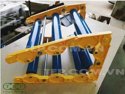 Dàn con lăn nhựa cuốn - Convertible PVC roller conveyor