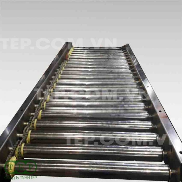 Dàn con lăn thẳng- Staging roller conveyor