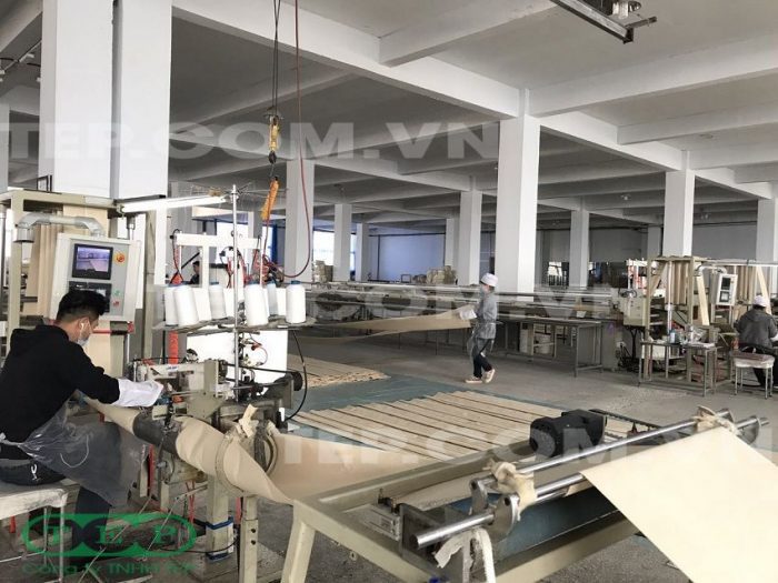 Dây chuyền sản xuất túi vải lọc bụi - Filter bag production machinery