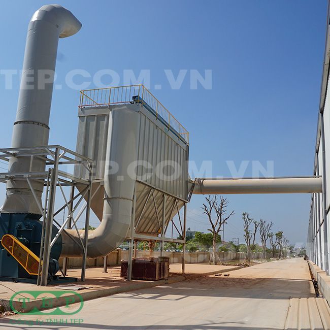 Lọc bụi Túi Vải nhà máy gạch - Ceramic Baghouse dust collector