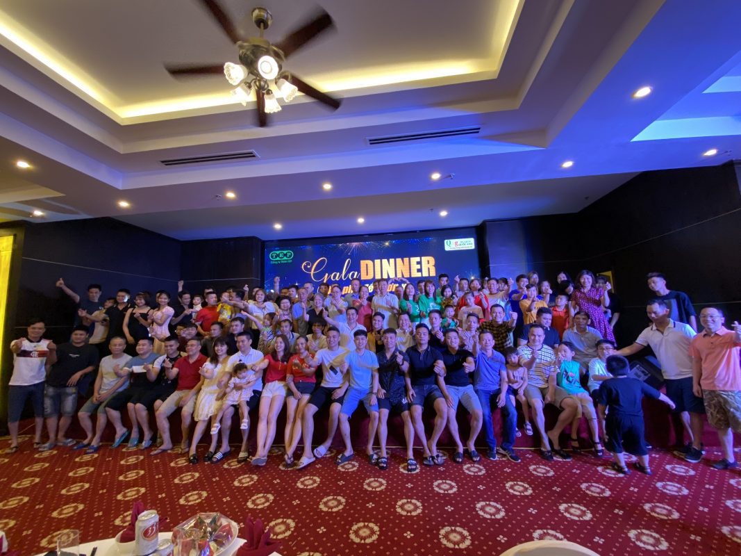 Hình ảnh công nhân viên TEP trong buổi tối Gala dinner