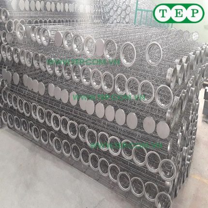 Khung túi lọc bụi thép mạ kẽm miệng gân